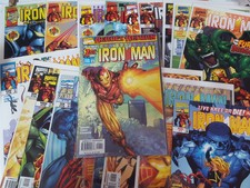 Iron Man comic lot 1998 1-5 7-9 13-25 nm bagged boarded