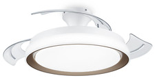Ventilatore e lampada da soffitto led Philips Bliss 28+35W 2700/5500/4000K oro -