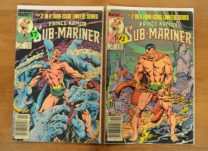 Prince Namor THE SUB-MARINER # 2 and 3 Marvel Comics 1984 Lot of 2 - Picture 1 of 3
