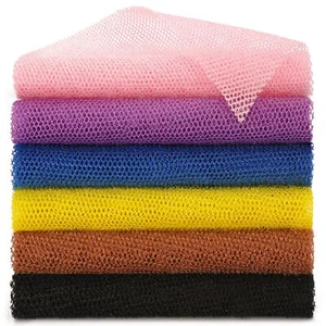 6 Pcs African Net Sponge Long Exfoliating Shower Bath Wash Cloth Body Scrubber - Picture 1 of 8