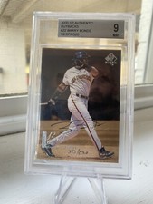 2000 SP Authentic Barry Bonds Auto /520. Beckett 9!