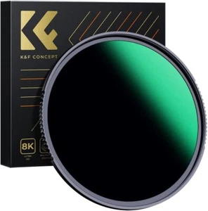 K&F Concept 37mm ND1000 10-Stop Fixed Neutral Density Camera Lens Filter NANO X - Picture 1 of 11