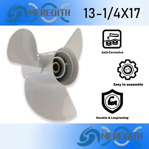 13-1/4"x17" Aluminum Outboard Propeller for Yamaha 50-130HP,15 Spline Tooth,RH - Bild 1 von 6