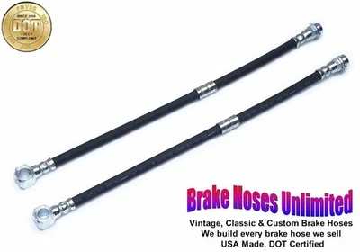 ПЕРЕДНИЕ ТОРМОЗНЫЕ ШЛАНГИ Chevrolet Nova 1969 1970 1971 1972, передний диск - Изображение 1 из 2