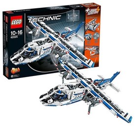 Lego Cargo Plane 42025 Technic 100% Complete Set no Box or Instructions 2014 Toy