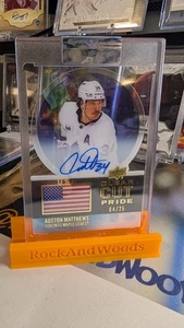 Auston Matthews 2022 23 Clear Cut Pride USA Autograph 4/25 #PA-AM - Picture 1 of 2