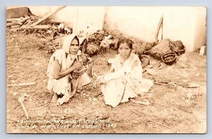 Vintage RPPC Philippine Women Await Treatment at Army First Aid Station 1945 V6 - Picture 1 of 2