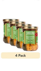 (4 pack) Tonnino Tuna Fillets with Jalapeno in Olive Oil, 6.7 oz Jar Exp:09/2028 - Picture 1 of 8