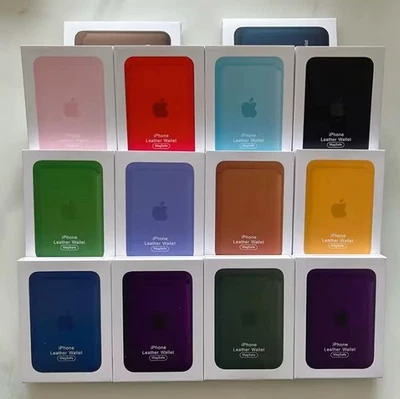 Portafoglio MagSafe per iPhone 12 13 14 15 16 Pro Max pelle porta carte credito - Immagine 1 di 4