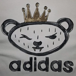 Adidas T Shirt M Originals 25 X NIGO Bear Crown Anniversary Street Wear Top Tee - Picture 1 of 9