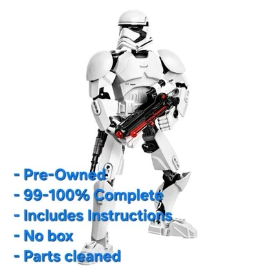 LEGO Star Wars Buildable First Order Stormtrooper 75114 - 100% Complete w Manual - Image 1 of 4