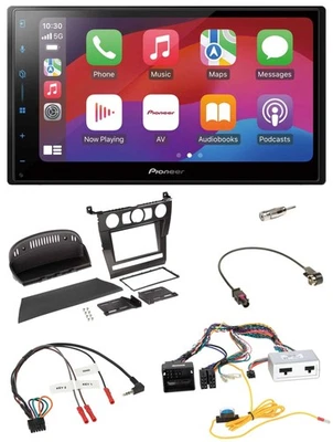 Pioneer DAB USB Lenkrad Bluetooth 2DIN Autoradio für BMW 5er 2007 E60 ohne iDriv - Bild 1 von 4