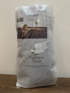 GAIAM TAPPETINO YOGA ASCIUGAMANO TAPPETINO MICROFIBRA DIMENSIONI HOT YOGA SUPER ASSORBENTE 68"x24" - Foto 1 di 5