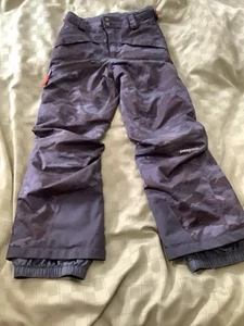 Patagonia Snow Pants Kids Size 10 Camo H2Ono - Picture 1 of 10
