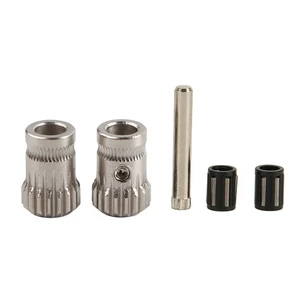 Extruder Dual Gear Kit 3D Printer Extruder Gear Dual Drive Gear Wheel Shaft - Zdjęcie 1 z 12