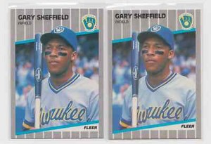 Gary Sheffield 1989 Fleer Base #196 Brewers