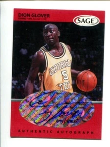 1999 Sage - Autographs - Red #A21  Dion Glover #/885 🏀 RC Auto - Picture 1 of 1