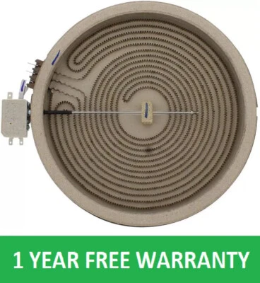 New WB30X24111 OEM  Dual Radiant Element for GE Stove AP5989975 PS11729126 - 9" - Image 1 of 4