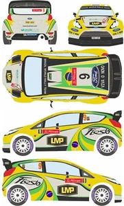 Racing Decals 43 1:24 Scale Ford Fiesta WRC #9 Rally Portugal 2012 Decal Sheet - Picture 1 of 3