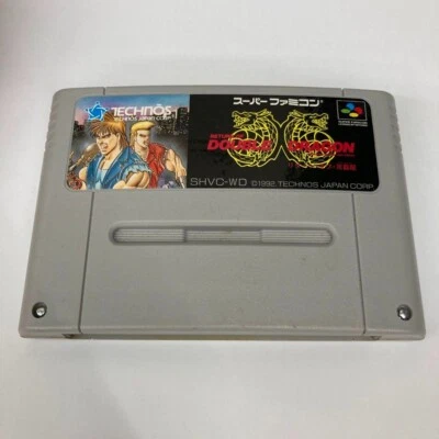 Return Of Double Dragon "No Box No Manual" Nintendo Super Famicom SFC Japan  - Image 1 of 4
