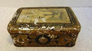 Antique Vintage Somers Brothers? 1879? Metal Tin Box Hand, 5 Little Pigs - Picture 1 of 9