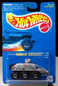 Hot Wheels Blue Card 63 Radar Ranger Chrome Dish MOSC - Picture 1 of 4