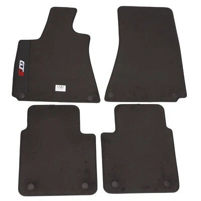 GENUINE MASERATI Quattroporte 2013+ GTS Brown Carpet Floor Mats Set 673004140 - Image 1 of 4