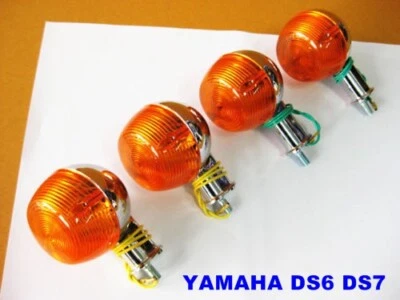 Fit YAMAHA DS6 DS7 FS7 YR1 YR2 R3 R5 TURN SIGNAL SET “4 PCS”   [mi3699] Foto 1 de 4