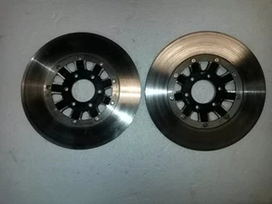 Par de discos de freno delanteros Suzuki GS1000 1978 1979 L&R - Imagen 1 de 7