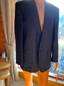 Men’s Lutwyche Suit Jacket Blazer Hand Tailored In England Savile Row Size 43R - Picture 1 of 12