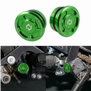 NiceCNC For Kawasaki KLR650 1987-2024 Frame Plug Caps Cover Protector Aluminum - Picture 1 of 14