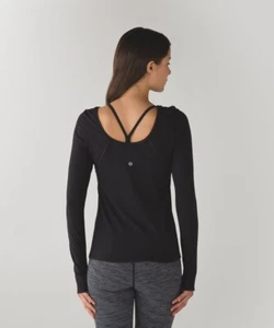 NWT Lululemon Align & Define long-sleeve tee, size 10 | BLK: Black, $78 retail - Picture 1 of 8