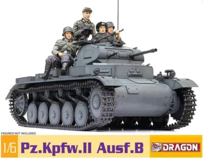Pz.Kpfw.II Ausf.B Tank Panzerkampfwagen 2 Panzer 1:6 Model Kit Dragon 75025 - Bild 1 von 2