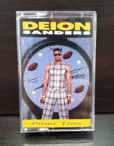 Deion Sanders Prime Time Cassette Tape 1995 Bust It Records Rap Hip Hop Rare - Picture 1 of 5
