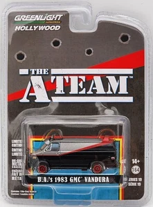 GREENLIGHT COLLECTIBLES THE A-TEAM B.A.'s 1983 GMC VANDURA REAL RIDERS!!!