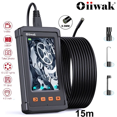 4.3 Zoll Articulating Borescope Fiber Optic Videoscope 8.5mm Inspection Endoscop - Bild 1 von 4
