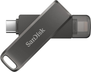 Sandisk 256GB Ixpand Flash Drive Luxe for Iphone and USB Type-C Devices - SDIX70