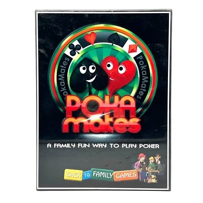 Pokamates Family Fun Poker Board Game Combines Poker Playing Cards With Scrabble - Image 1 of 4
