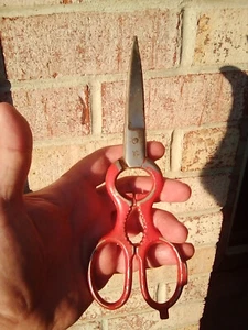 ITALY # 1750 DECO Multi-Color Scissors Vintage - Picture 1 of 3