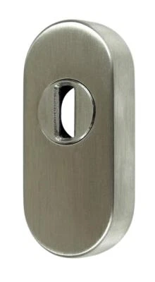 SN-TEC Schutzrosette/Schieberosette / Zylinderschutz oval mit Kernziehschutz 14, - Bild 1 von 3