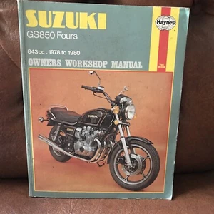 Haynes Suzuki GS850 Fours Owners Workshop Manual 1978 To 1980 - Paperback - Picture 1 of 4