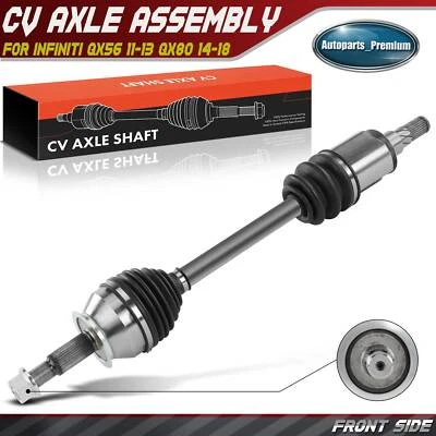 Front L/R CV Axle Assembly for Infiniti QX56 2011-2013 QX80 2014-2018 V8 5.6L - Image 1 of 4