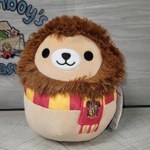Squishmallows Harry Potter Gryffindor Lion 8" 2024 Stuffed Plush Toy NEW NWT - Picture 1 of 5