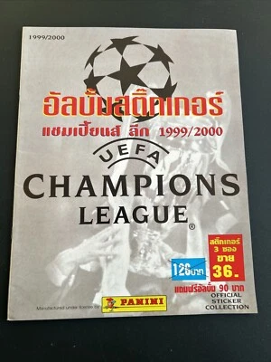 Panini Champions League 1999/00 Sticker Album See Photos