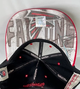 Atlanta Falcons NFL Mitchell & Ness Hat Adjustable Snapback Under Brim Design - Picture 1 of 8
