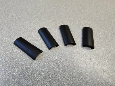 SET OF 4 USED GENUINE PORSCHE 911 930 BLACK WINDSHIELD REAR WINDOW TRIM SLEEVES - Image 1 of 3