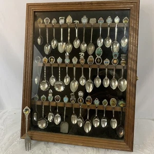 Lot 36 Vintage Souvenir Sammler kleine Löffel Staaten Roy Roger’s 1 Gabel Etui - Bild 1 von 12