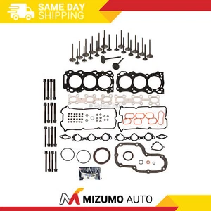 Full Gasket Set Intake Exhaust Valves Fit 05-09 Nissan Suzuki 4.0 DOHC VQ40DE - Picture 1 of 12