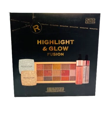 Revolution Highlight & Glow Fusion Eye Makeup Set Women's Eyeshadow Highlighter - Image 1 of 4