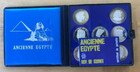 1970 Guinea 7-Coin Silver Proof Set ~ Ancient Egyptian Kings ~ 500 Francs ~0.999